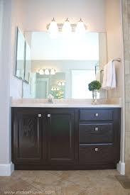 refinish bathroom vanity diy project