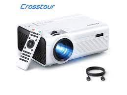 mini led projector 1080p supported crosstour hd portable projector p600