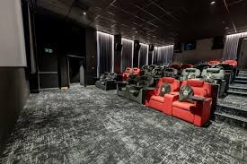 home theater room wall to wall carpet