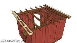 10x12 flat shed roof plans myoutdoorplans