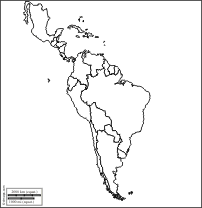 Blank Map Of Latin American Countries And Travel Information