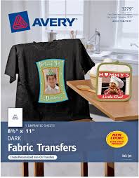 Fred Meyer Avery Dark Fabric Transfer 5 Pack 8 5 X 11 Inch 8 5 X 11 Inch
