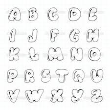 Cute Bubble Letters Graffiti Fonts Cards Crafts Fonts