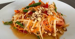 green papaya thai salad som tam thai