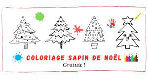Top 30 Coloriage Sapin de Noël 🎄 | Dessin Arbre de Noël Gratuit
