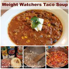 weight watchers taco soup