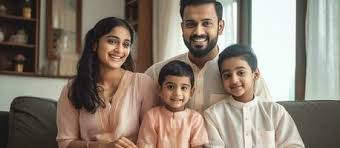 indian happy family stock photos