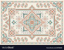 rug carpet vector image
