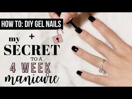 gel manicure at home on natural nails
