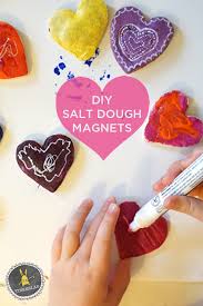valentine crafts for kids salt dough