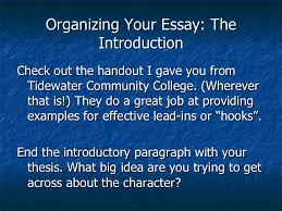 examples of a hook in an essay example of annotated bibliography      How To Write A Character Analysis Essay in     