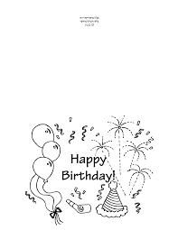 Free Printable Birthday Cards Black And White Mult Igry Com