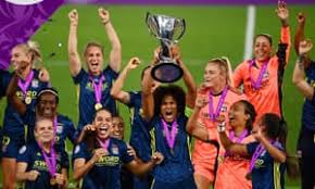 Stars on new women's champions league. Women S Champions League Final Wolfsburg 1 3 Lyon As It Happened Football The Guardian