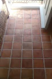 sealing terracotta tiles or brick floor