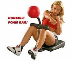 workout exercise machine w punching bag