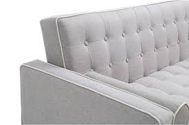 erica 3 seater sofa bed light grey