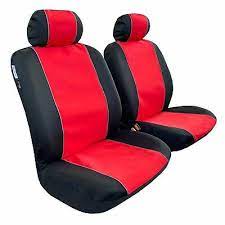 Red Neoprene Car Seat Covers