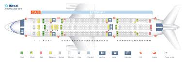 Seat Map Airbus A330 200 Air Transat Best Seats In The Plane