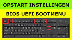 UEFI BIOS of Boot menu opstarten - Windows Helpdesk