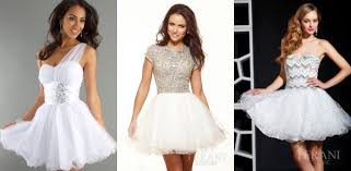 white prom dresses choosing style