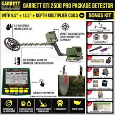 Garrett Gti 2500 Pro Package Metal Detector With Eagle Eye