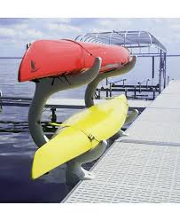 How to store a kayak. Dock Kayak Canoe Rack Wave Armor Floating Docks