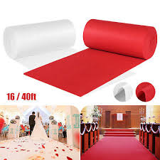 white wedding carpet aisle floor runner