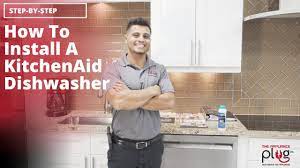 How To Install A KitchenAid Dishwasher - Installation - YouTube