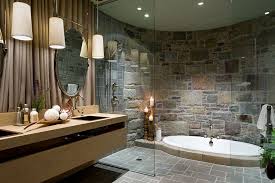 Bathrooms With Stone Walls