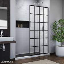 French Linea Screen Shower Door