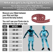 Weight Lifting Leather Belts Gym Fitness Training Mrx Heavy Duty Belt Medium