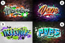 do amazing graffiti typography logo