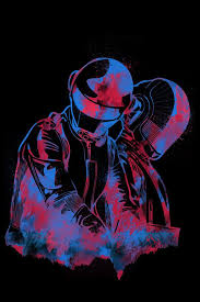Daft punk illustrations available for custom names in the helmet displays. Daft Punk Wallpaper
