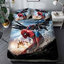 Spider Man Queen Bed Comforters Sets