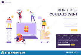 Online Store Sale Landing Page Template Woman Shop Online