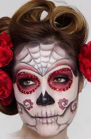 sugar skull halloween makeup ideas for