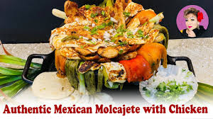 authentic mexican molcajete with