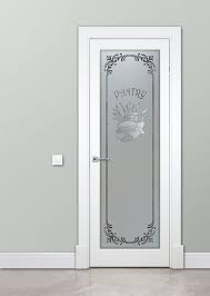 Glass Pantry Door