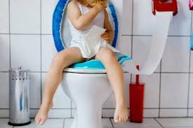 Kid Busy While Potty Training