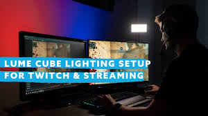 Lume Cube Lighting Set Up For Twitch Streaming Youtube
