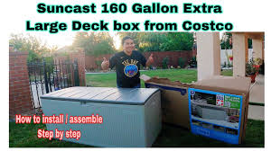 extra large deck box from costco