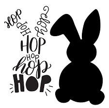 All of our downloads include an image, silhouette file, and.svg file. Hand Lettered Typographic Easter Bunny Free Svg Cut File