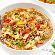 cabbage soup with hamburger ground