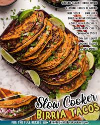 slow cooker birria tacos the magical