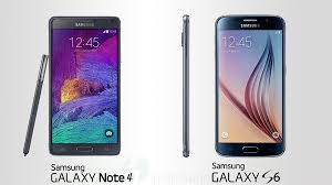 Samsung Galaxy S6 Vs Galaxy Note 4 Full Specs Comparison