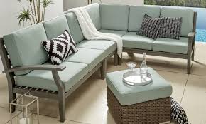 Patio furniture materials have come a long way in recent years, making it easy to create a true living room outside. How To Choose Patio Furniture For Small Spaces Overstock Layjao