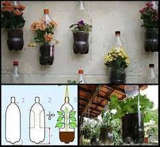 plastic bottle vertical garden ideas