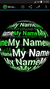 my name in 3d live wallpaper apk