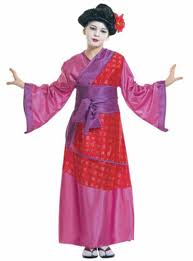 traditional geisha costume for a