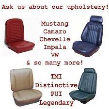 1966 Mustang Coupe F R Seat Cover
